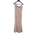 After Six 6849 Cameo Pink One Shoulder Draped Cowl-Neck Maxi Dress 14 New Photo 1