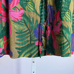 Karen Kane sz 12 tropical floral sz 12 VTG hawaiian vacation wrap skirt Photo 8