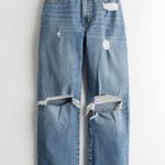 Hollister Ultra High-rise Ripped Dad Jeans Photo 0