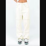 Princess Polly Copeland Off White Relaxed Fit Straight Leg Jeans 14 Photo 1