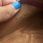 Naturalizer  Women's Leather Burgundy Slip-On Clogs Photo 8