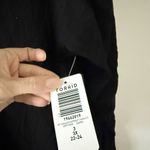 Torrid NWT  Asymmetrical Off-Shoulder Long Sleeve Top with Chain in Black Size 3 Photo 8