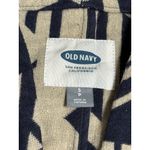 Old Navy Women Long Jacket Open Front Aztec Southwestern Country Size Small Blue Photo 2