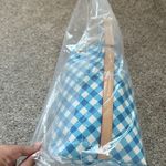 Dooney & Bourke Blue and White Checkered Shoulder Bag Photo 6