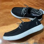 NWT Bobs Skechers Skipper Tide Pool Black white Shoes size 6 slip ons Photo 0