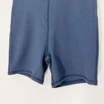 For Love & Lemons  Chloe Short in Midnight Blue Biker Style with Waist Straps Photo 4