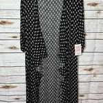 LuLaRoe Shirley Multicolor Kimono Cover Up Size M NWT Photo 0