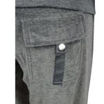 NWT ~ Gray Velour 2 Piece Casual Lounge Pockets Activewear Suit ~ Women's MEDIUM Photo 4