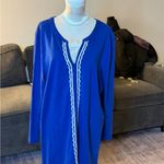 Lands' End  Blue Garment with White Accents Photo 1