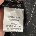 Skies Are Blue  Black & Gold Diamond Pattern Shift Dress – NWT Photo 6