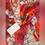 All About may Floral Red Dress with Puff Sleeves S Photo 5