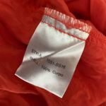 Edith Ella XL Orange Button Down Shirt Women’s Long Sleeve Photo 3