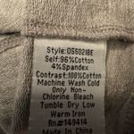Johnny Was  Calme Seamed Oversized Women’s Grey Cotton Pull-Over Size Small Photo 7