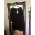 Mud Pie  Black Print Dress Size M Long Sleeves Basic black Photo 1