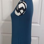 Garnet Hill  NWT Green Cotton High Neck Sleeveless Top Photo 1