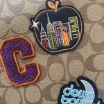 Coach NWT C6919 Ellie File Bag In Signature Canvas With Disco Patches Bag Photo 5