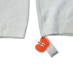 Cider Fuzzy White Sweater NWT Crew Neck Long Sleeve Large Photo 4