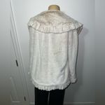Damselle Ivory Faux Fur Coat White Photo 5