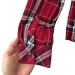 Rails  Size Small Women’s Hunter Crimson Red Plaid Button Down Flannel Shirt Photo 6