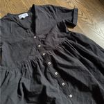 Tradlands black NELL MINI LINEN DRESS XS Photo 3