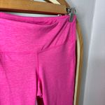 Athleta pink marled cropped athletic leggings Photo 2