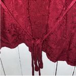 Maurice's Long Sleeve Blouse Deep Red 1X Photo 7