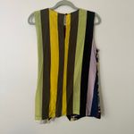 Diane Von Furstenberg  multicolor striped silk wrap sleeveless top size M Photo 10