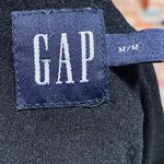 Vintage Y2k Gap Halter Mini Dress Bodycon Fitted V Neck Shelf Bra Black Womens 8 Photo 6