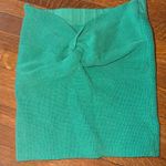 Boutique Green Knitted Strapless Tube Top Size Small  Photo 4