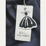 LALAGEN Women's Plus Size Vintage 1950s Party Cocktail Wedding Swing Midi Dress Black Photo 6