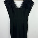 Francesca's Milan‎ Dress Womens Medium Lace Whimsigoth Fairy Grunge Boho Party Black Photo 0