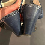 Louise et Cie Navy Blue Strappy Wedge Heel Sandals size 9 Photo 8