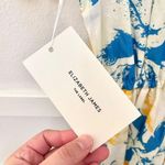 NWT Elizabeth James The Label Delia Dress Sea Flower Blue Yellow Size S Photo 3