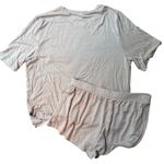 Eberjay Eberjey Finley Patch Pocket Pajama Set Tee Shorts Bamboo Viscose Spandex M Gray Photo 5