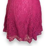 Vintage All That Jazz Slip Dress Burgundy Floral Lace Cocktail Sleeveless Mini Red Size XS Photo 5