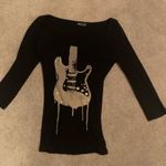 Wet Seal Black guitar shirt Photo 0