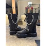 Dockers NEW by Gerli Women's 45vl212 Mid Calf Boot Size 39 Moto Goth Grunge Photo 8
