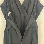 Finders Keepers   Black V-Neck Belted Waist Spaghetti Straps Jumpsuit Small Photo 4