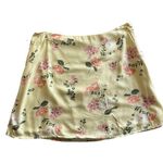 Abound  Skirt Womens Small Yellow Pink Floral Mini Skirt NWT XL Photo 0