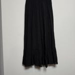 Y2K Black Tiered  Peasant Maxi Skirt Photo 2