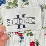 Studio C Floral Dress with Jacket White Size XL Photo 11