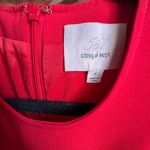 Cinq à Sept Kimberlin Ruffle Cascade Red Dress Size 4 Photo 2