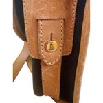 Vintage FRANCOIS MAROT PARIS France Pebble Black Leather Cross Body Purse Bag Photo 8