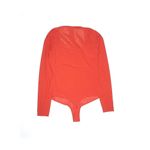 SKIMS  Poppy Red Orange Long Sleeve Scoop Neck Bodysuit - 2X Photo 2