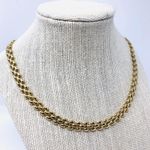 looks real! Sterling/gold panthère link necklace, made in Italy Photo 5