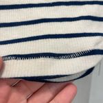 We The Free Free People White & Blue Stripe Off The Shoulder Blouse Photo 2