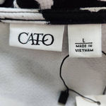 Cato  Black and White Dress NWT Size Large Zebra Graphic Print Dress Photo 5