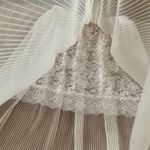 Victoria's Secret Victoria’s Secret Ivory Lace Skirt Photo 3