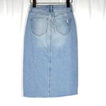 SO |  | Distressed High Rise Midi Jean Skirt 0/24W Photo 7
