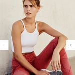 Free People FP Movement Happiness Runs Crop Tank White M/L Photo 2